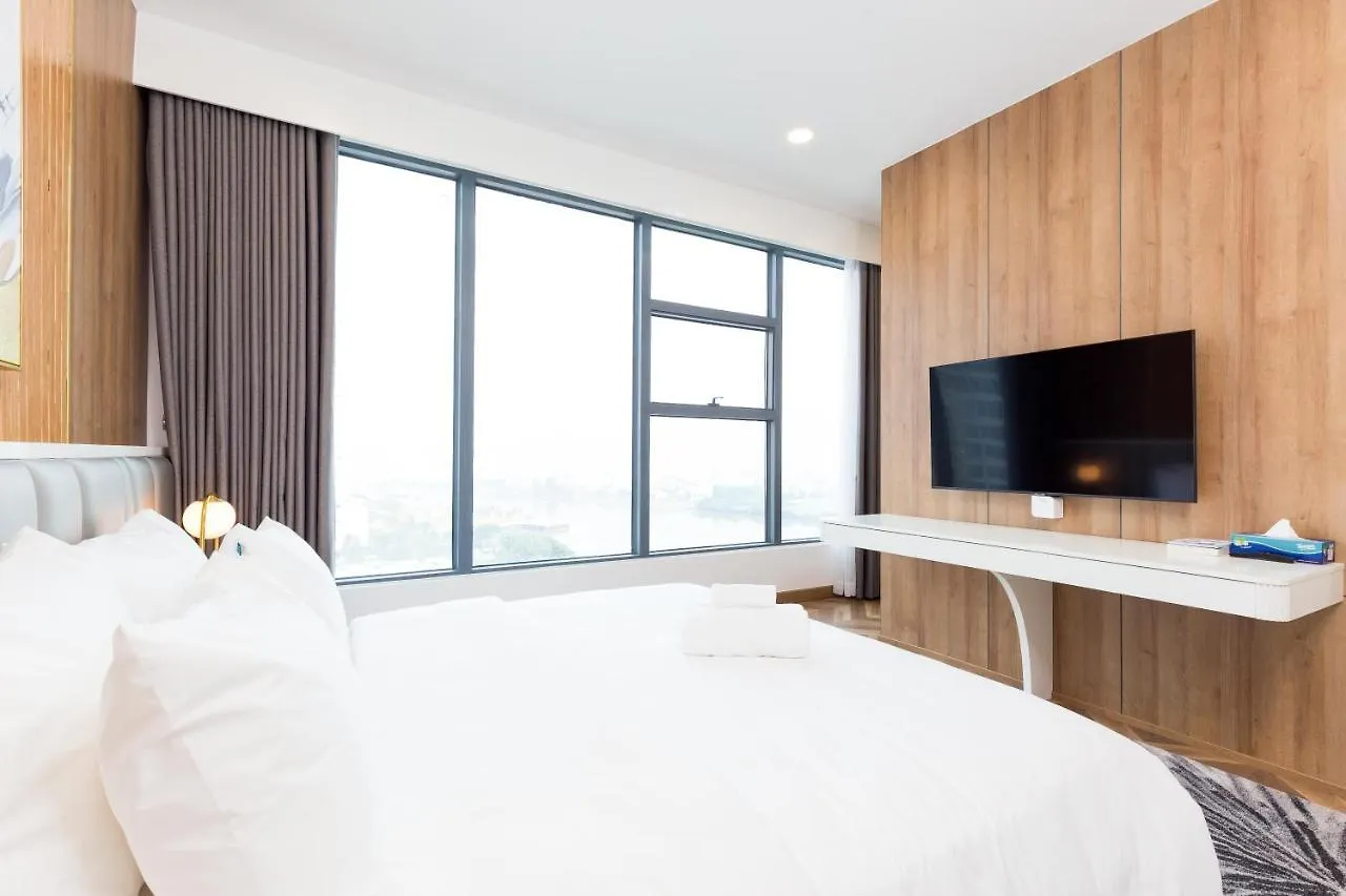 Sunwah Pearl Golden House-Amazing River View ,3 Br Apartment Ho Chi Minh City