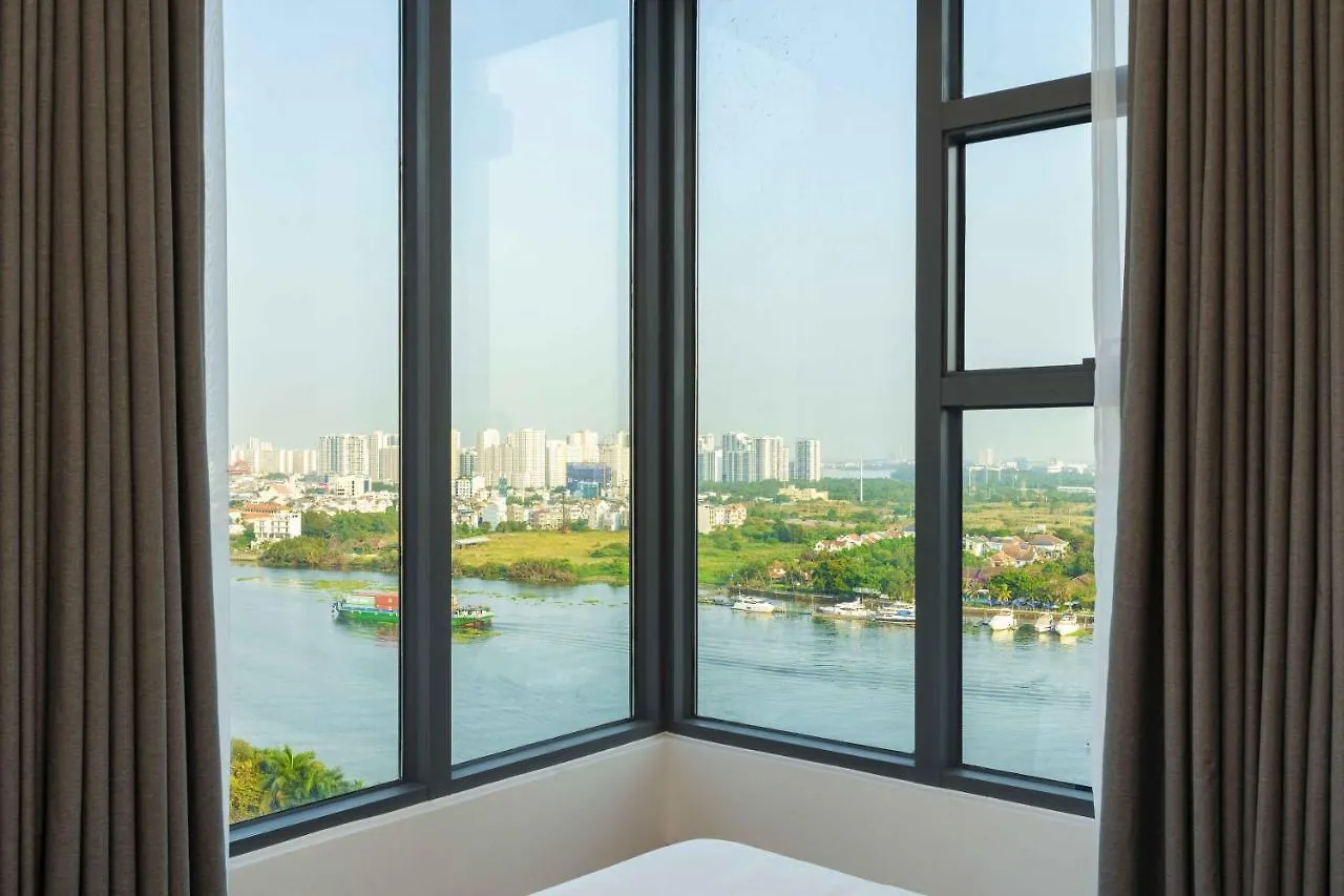 Sunwah Pearl Golden House-Amazing River View ,3 Br Apartment Ho Chi Minh City