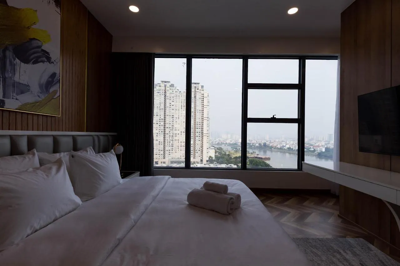 Sunwah Pearl Golden House-Amazing River View ,3 Br Apartment Ho Chi Minh City Vietnam