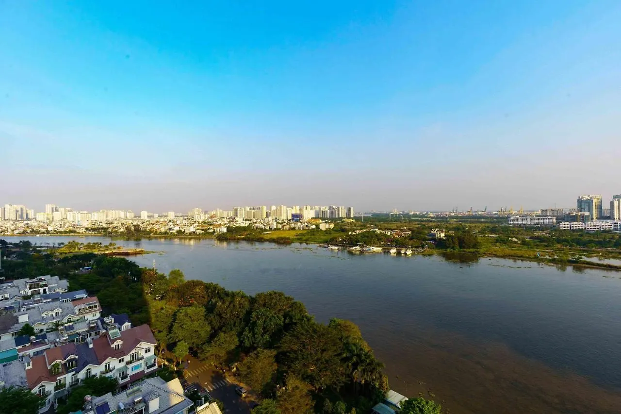 Sunwah Pearl Golden House-Amazing River View ,3 Br Apartment Ho Chi Minh City 0*,