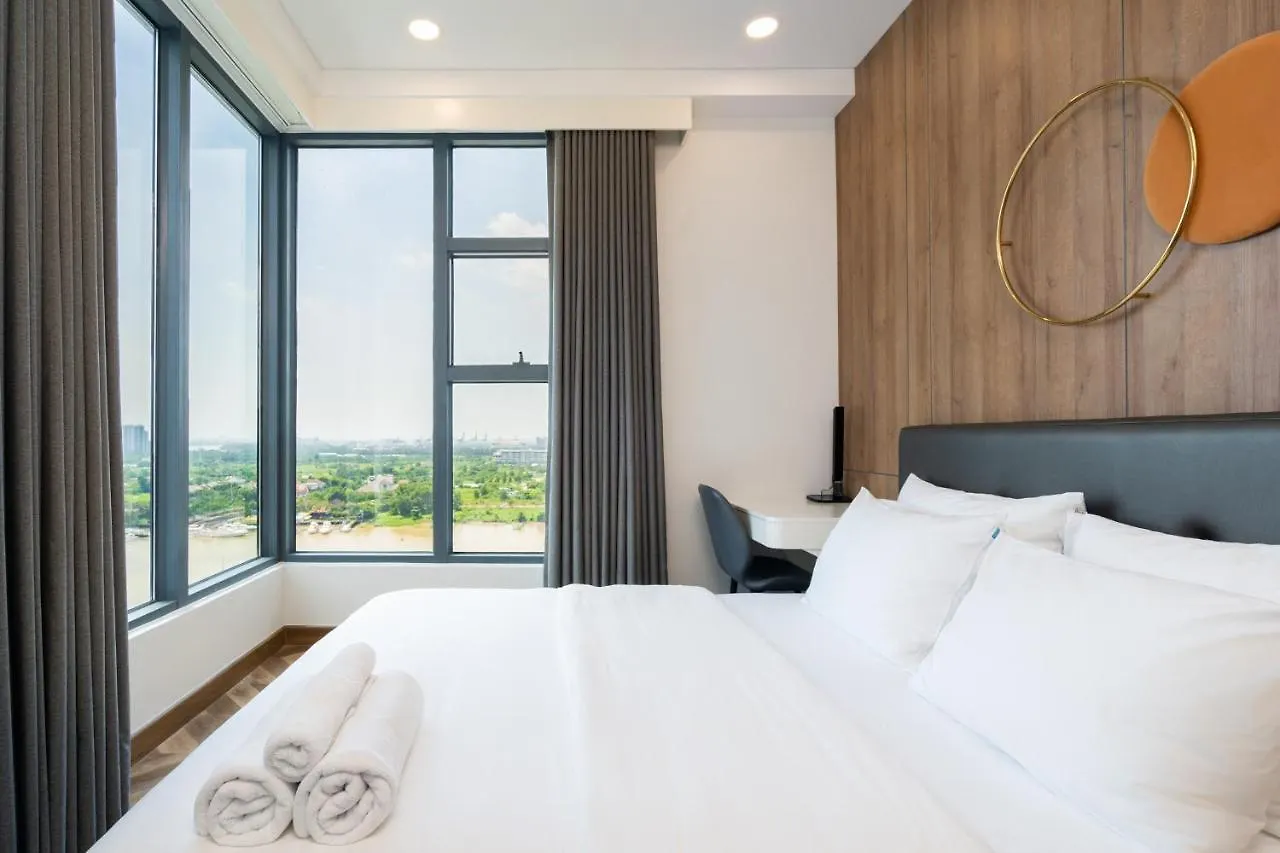 Sunwah Pearl Golden House-Amazing River View ,3 Br Apartment Ho Chi Minh City Vietnam